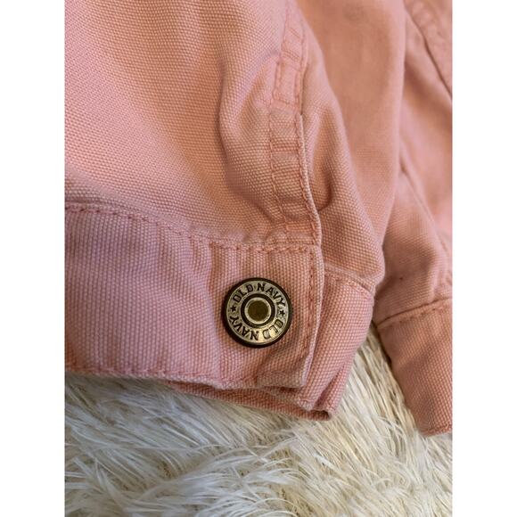 Vintage Old Navy Toddler Girls Jean Denim Jacket Pink Size 12-18 M - Picture 7 of 10